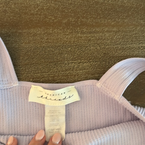 American Threads Ribbed Tank Top - Picture 2 of 3